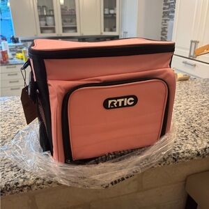 RTIC Pink and Black Soft Cooler